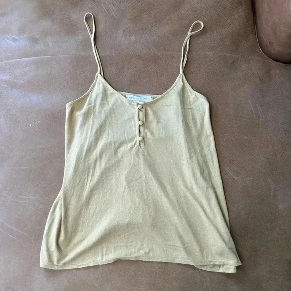 Double Zero Tops - Excuse Me I Have To Go Be Awesome DOUBLE ZERO Women’s Yellow Tank Sz M
